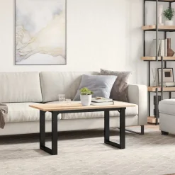 vidaXL Accesorios Para Mesas-Patas de mesa de centro estructura O acero 80x40x43 cm