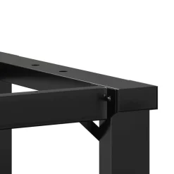 vidaXL Accesorios Para Mesas-Patas de mesa de centro estructura O acero 80x40x43 cm
