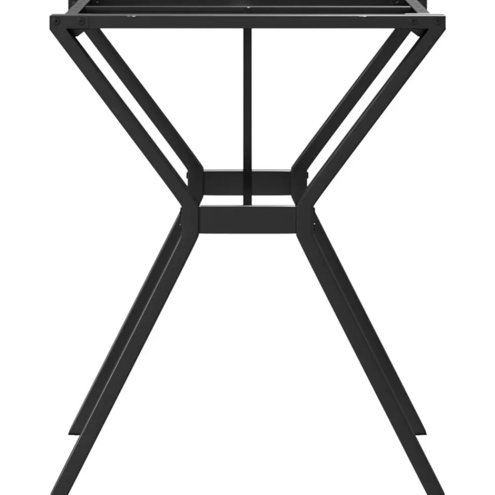 vidaXL Accesorios Para Mesas-Patas de mesa de comedor estructura Y acero 60x60x73 cm