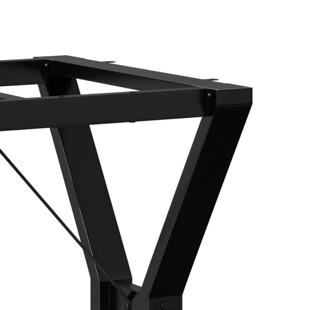 vidaXL Accesorios Para Mesas-Patas de mesa de comedor estructura Y acero 60x60x73 cm
