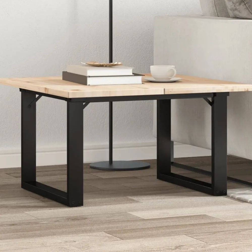 vidaXL Accesorios Para Mesas-Patas de mesa de centro estructura O acero 50x40x38 cm