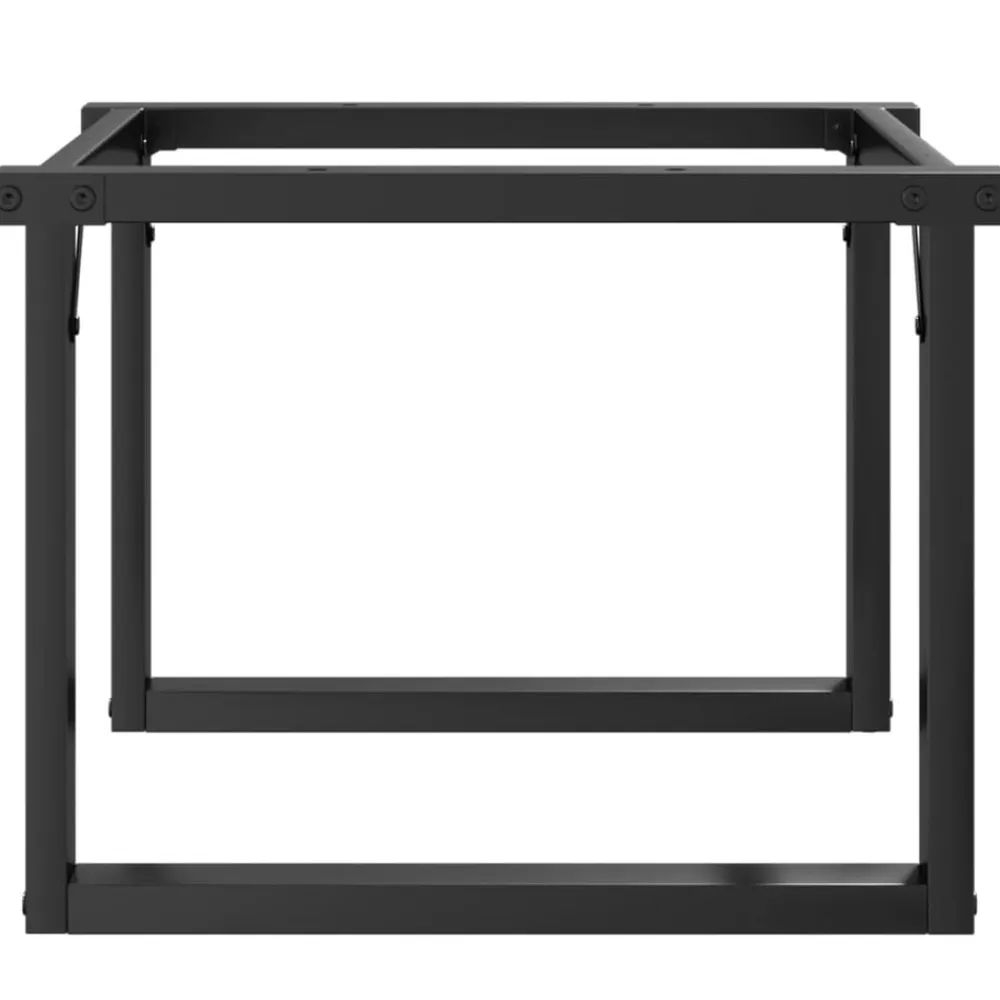 vidaXL Accesorios Para Mesas-Patas de mesa de centro estructura O acero 50x40x38 cm