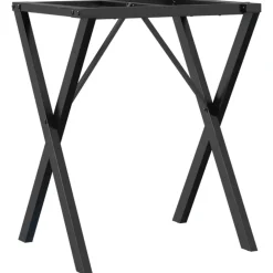 vidaXL Patas de mesa de comedor estructura X acero 60x40x73 cm Hot