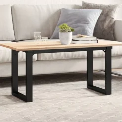 vidaXL Accesorios Para Mesas-Patas de mesa de centro estructura O acero 70x30x43 cm