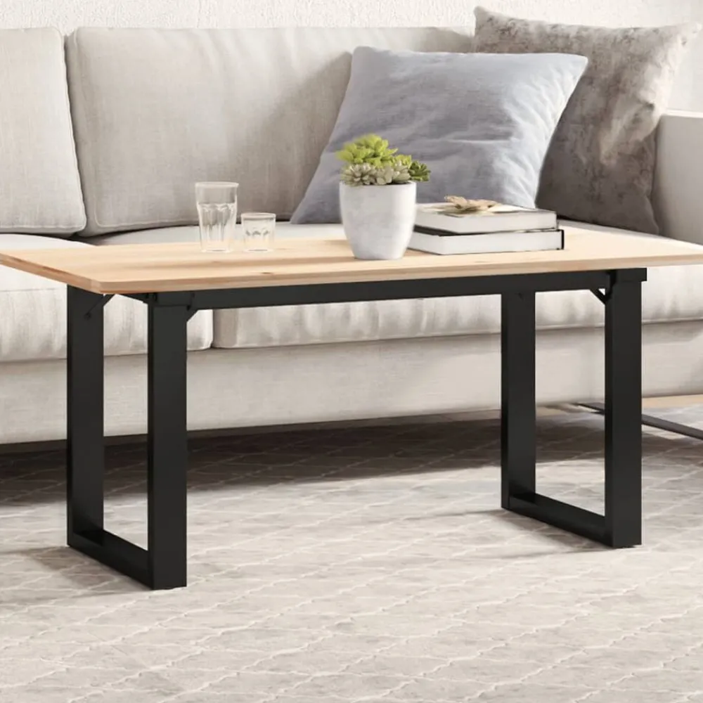 vidaXL Accesorios Para Mesas-Patas de mesa de centro estructura O acero 70x30x43 cm
