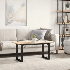 vidaXL Accesorios Para Mesas-Patas de mesa de centro estructura O acero 70x30x43 cm