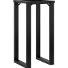 vidaXL Accesorios Para Mesas-Patas de mesa de comedor estructura O acero 40x40x73 cm