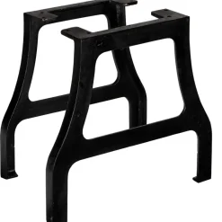 vidaXL Accesorios Para Mesas-Patas de mesa de comedor en A hierro fundido 2 unidades