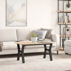 vidaXL Patas de mesa de centro estructura Y acero 80x40x43 cm Discount