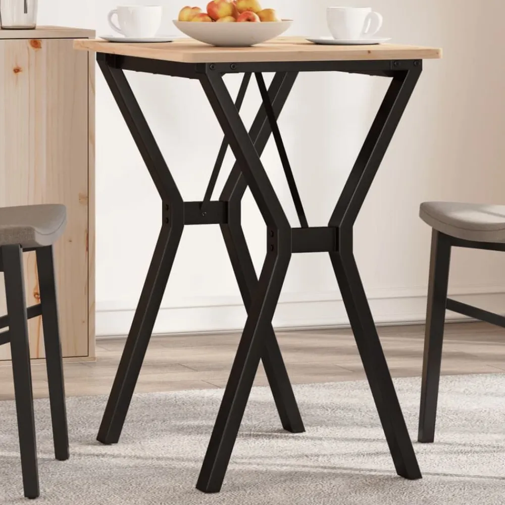 vidaXL Patas de mesa de comedor estructura Y acero 60x40x73 cm Best