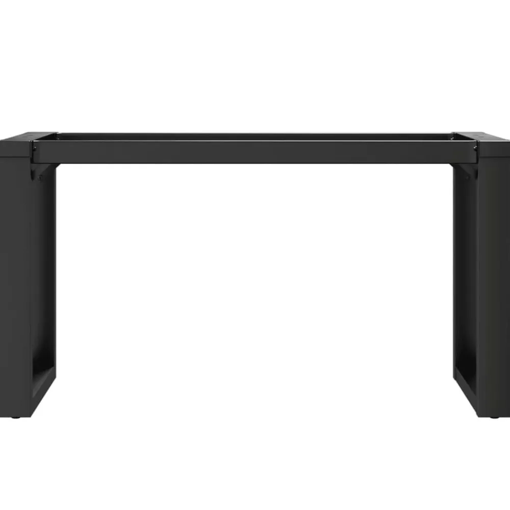 vidaXL Patas de mesa de centro estructura O acero 90x30x43 cm Discount