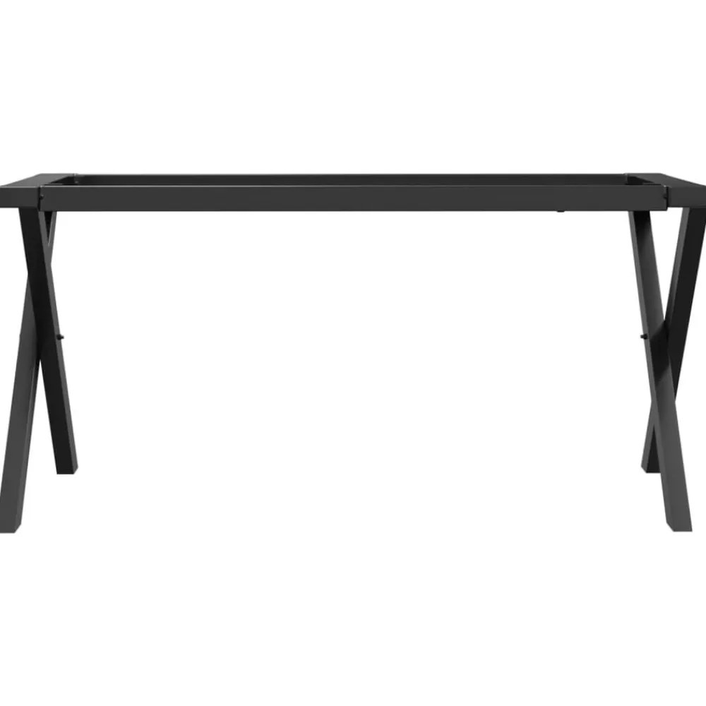 vidaXL Patas de mesa de centro estructura X acero 80x40x43 cm Online