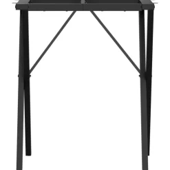 vidaXL Patas de mesa de comedor estructura X acero 60x50x73 cm Best