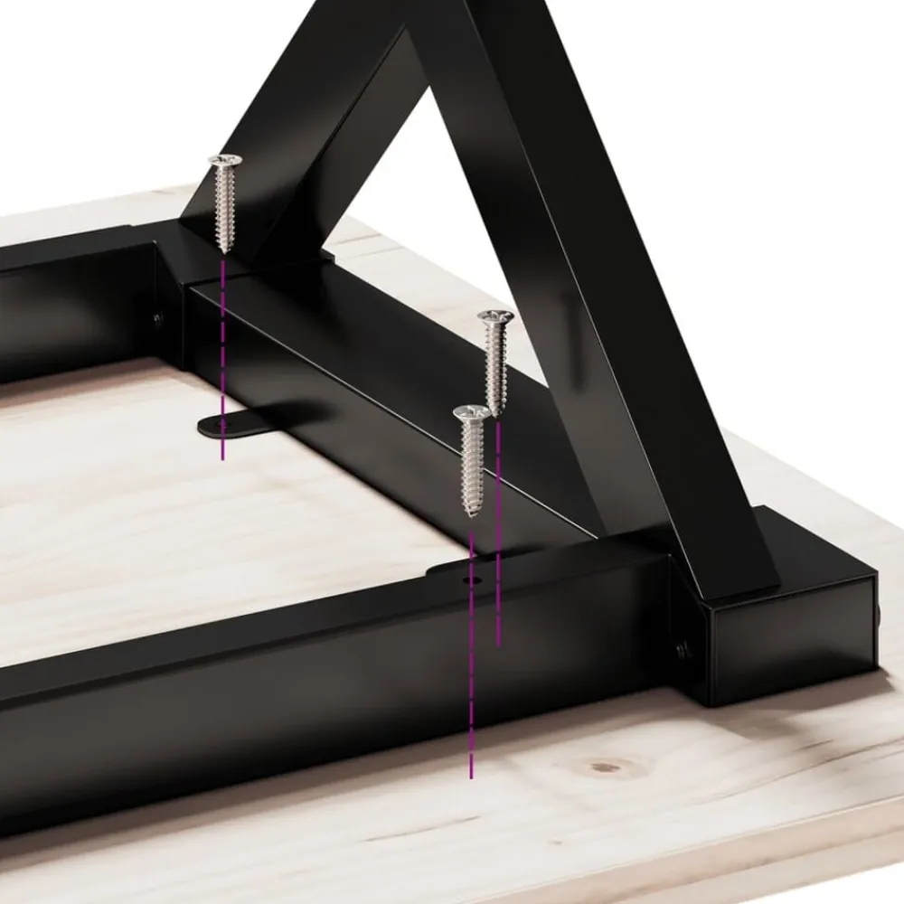 vidaXL Patas de mesa de comedor estructura X acero 60x50x73 cm Best