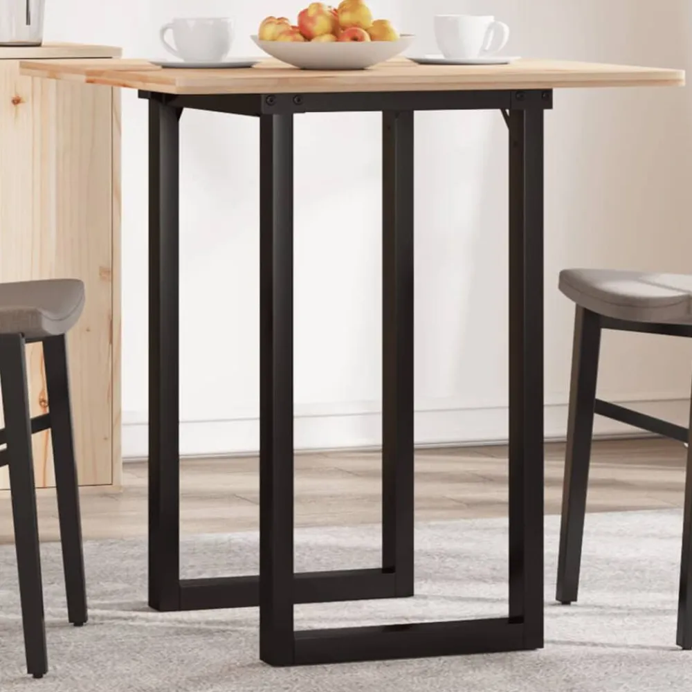vidaXL Accesorios Para Mesas-Patas de mesa de comedor estructura O acero 60x50x73 cm
