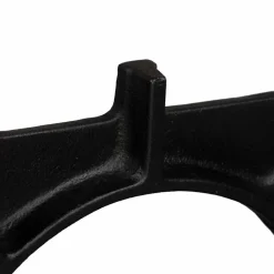 vidaXL Patas de mesa de comedor en O hierro fundido 2 unidades New