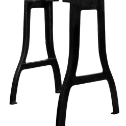 vidaXL Patas de mesa de comedor en A hierro fundido 2 unidades