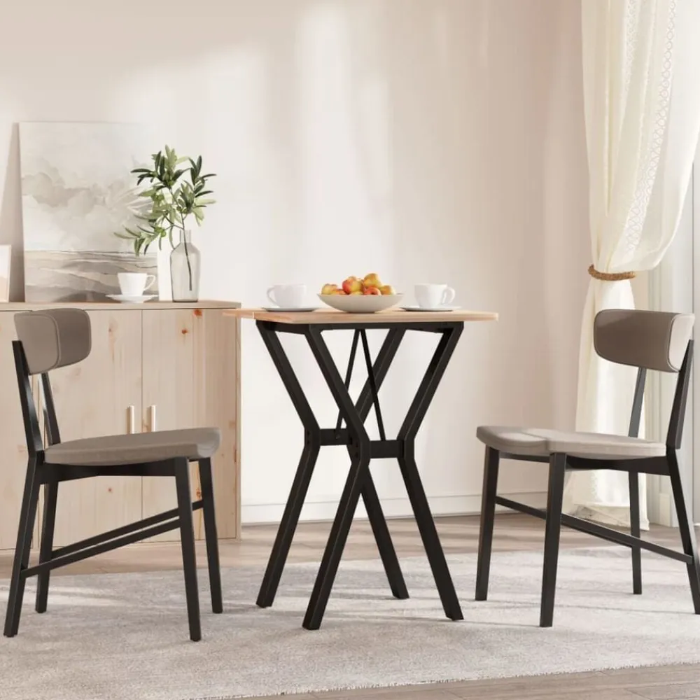 vidaXL Patas de mesa de comedor estructura Y acero 40x40x73 cm New