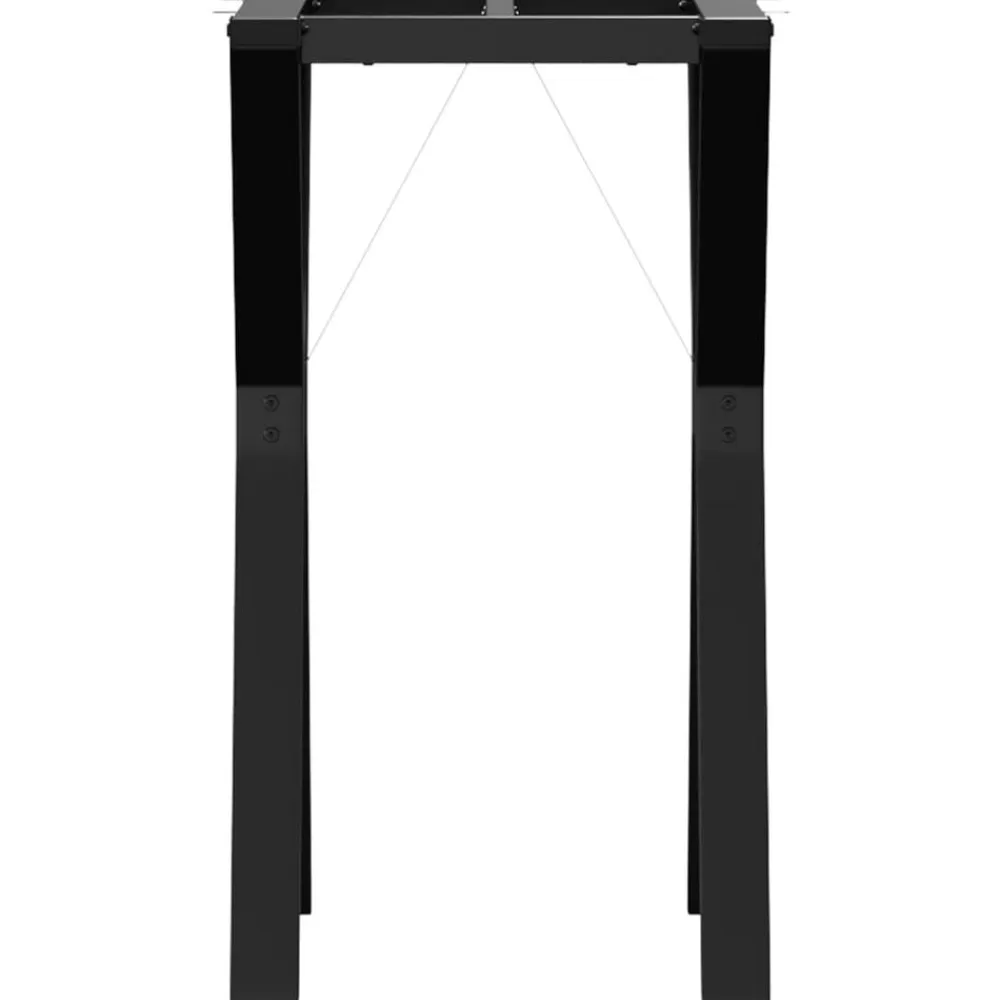 vidaXL Patas de mesa de comedor estructura Y acero 40x40x73 cm New