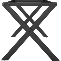 vidaXL Accesorios Para Mesas-Patas de mesa de centro estructura X acero 90x30x43 cm