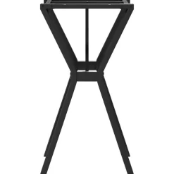 vidaXL Accesorios Para Mesas-Patas de mesa de comedor estructura Y acero 50x40x73 cm