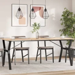 vidaXL Patas de mesa de comedor estructura Y acero 180x80x73 cm Sale