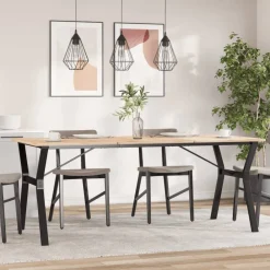 vidaXL Patas de mesa de comedor estructura Y acero 180x80x73 cm Sale