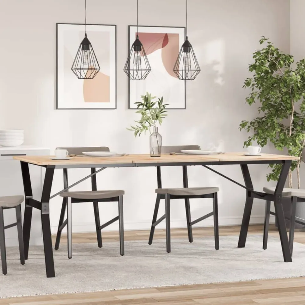 vidaXL Patas de mesa de comedor estructura Y acero 180x80x73 cm Sale