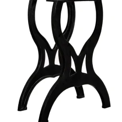vidaXL Patas de mesa de comedor 2 uds estructura X hierro fundido New