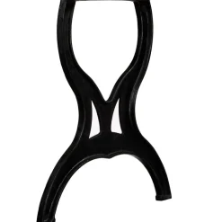 vidaXL Patas de mesa de comedor 2 uds estructura X hierro fundido New