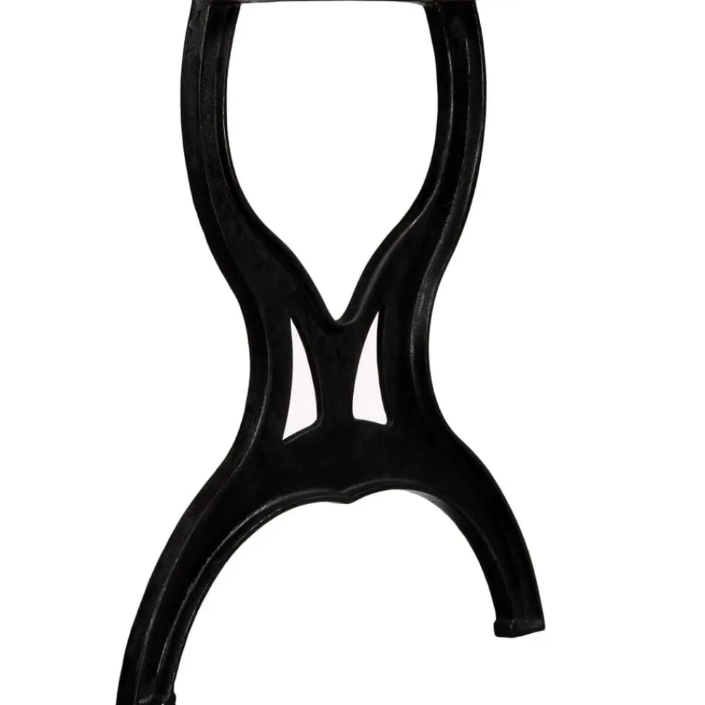 vidaXL Patas de mesa de comedor 2 uds estructura X hierro fundido New