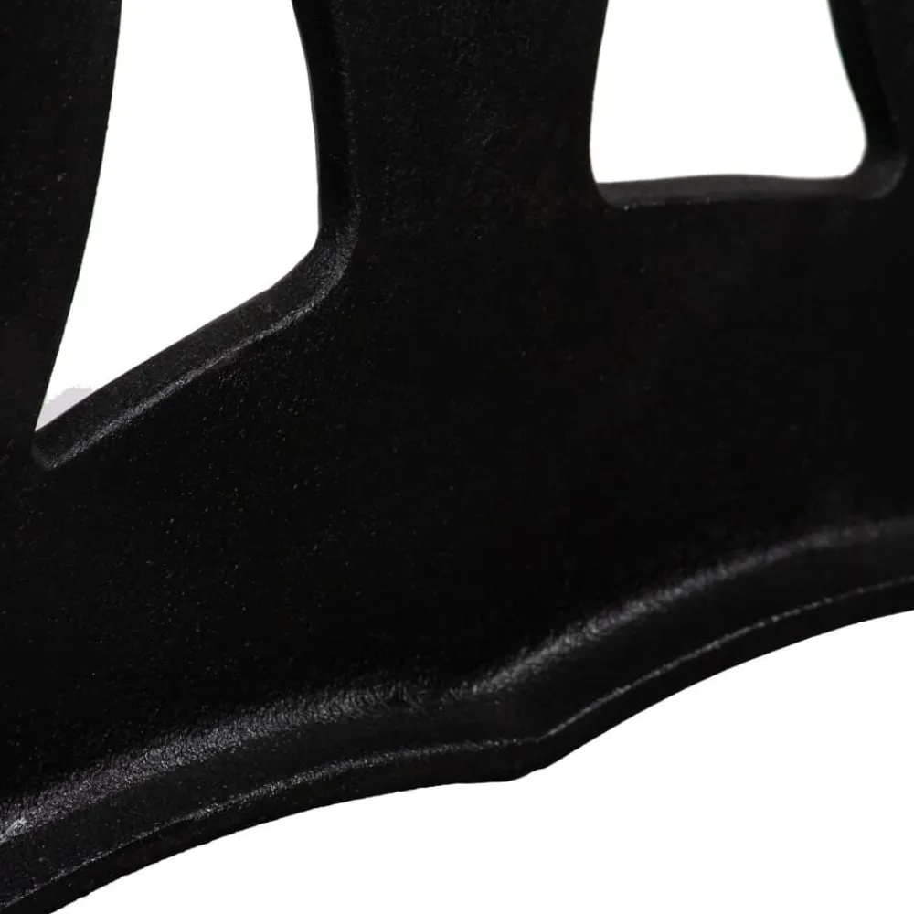 vidaXL Patas de mesa de comedor 2 uds estructura X hierro fundido New