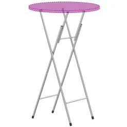 vidaXL Accesorios Para Mesas-Patas de mesa plegables acero galvanizado plata 45x53x108 cm