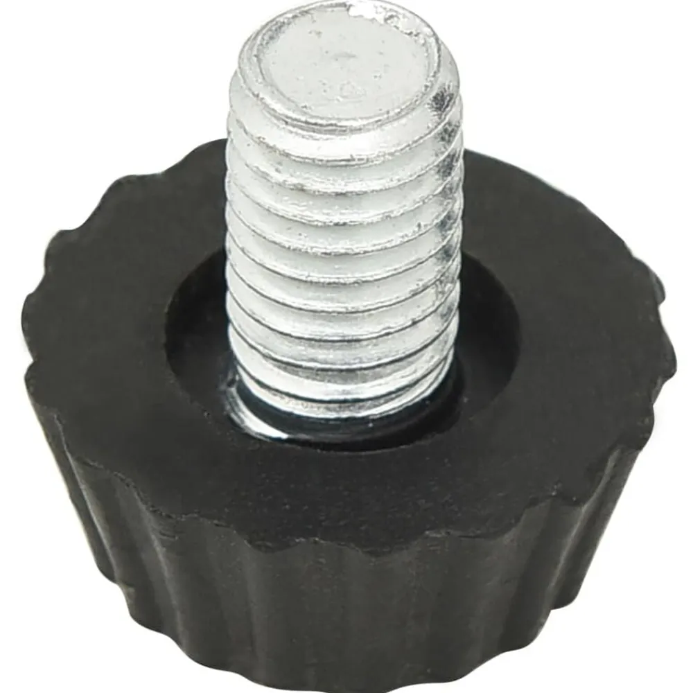vidaXL Patas de mueble regulables M8 18 unidades negro