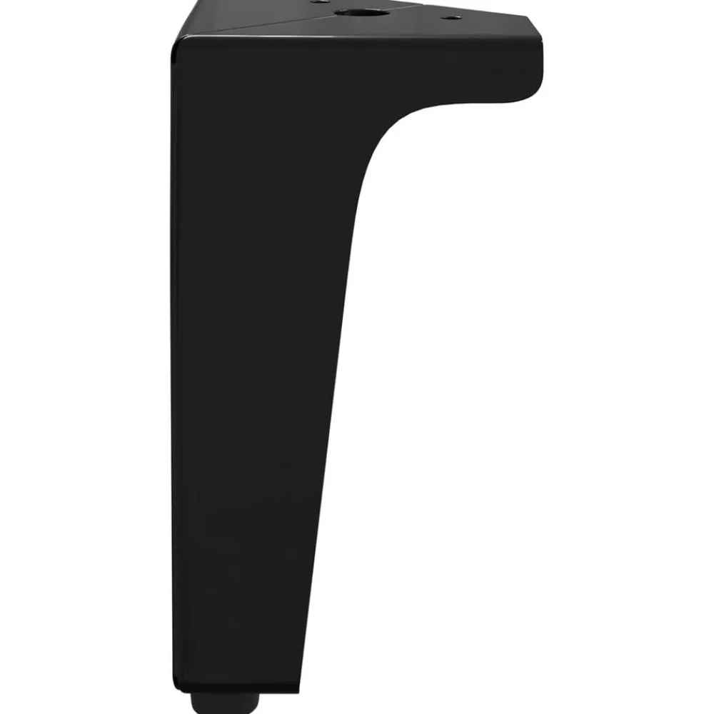 vidaXL Patas de Muebles 2 pcs Negro 54,1 x 54,1 x 100 mm Hierro Sale