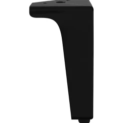 vidaXL Patas de Muebles 2 pcs Negro 54,1 x 54,1 x 100 mm Hierro Sale