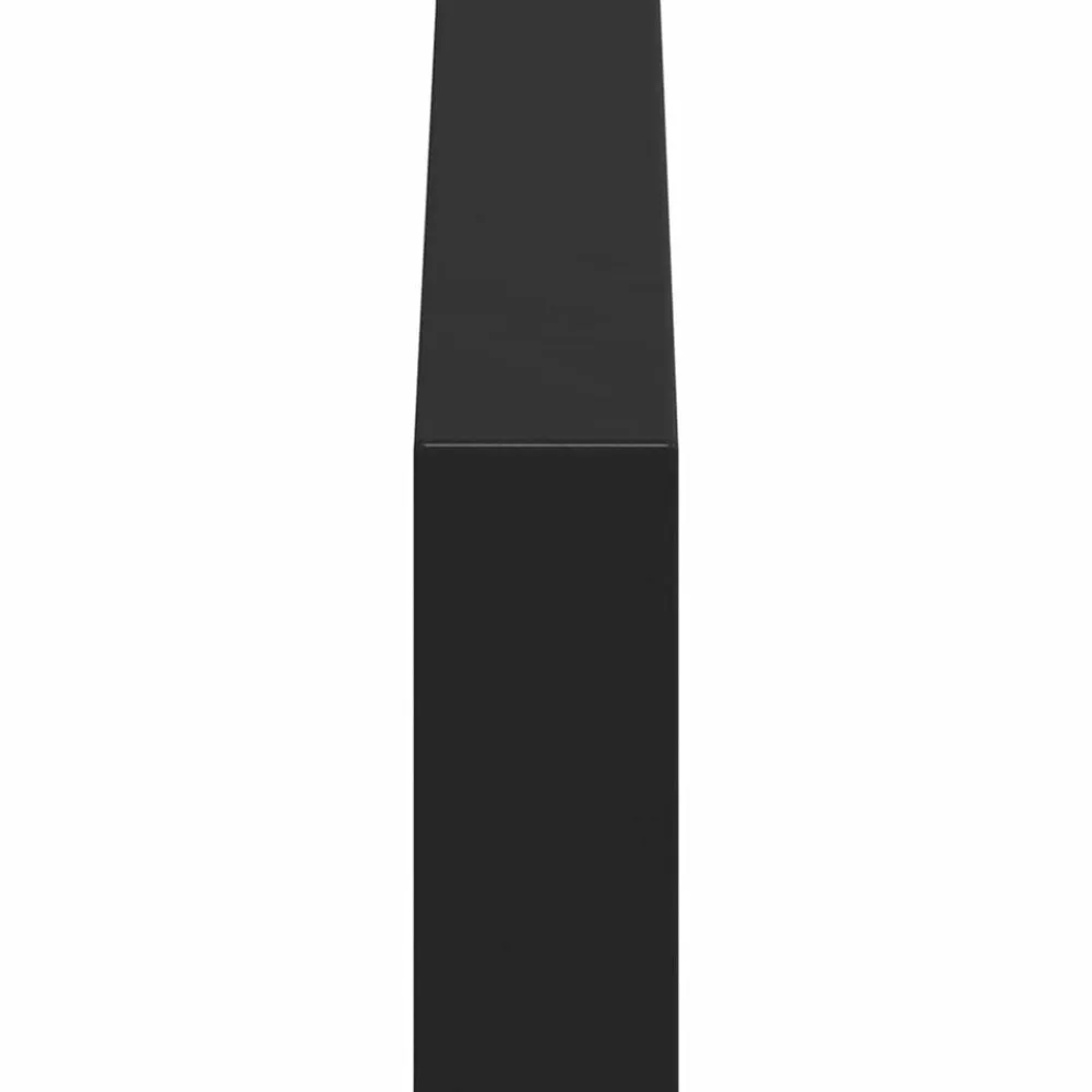 vidaXL Patas de Muebles 12 pcs Negro 281 x 40,5 x 100 mm Hierro New