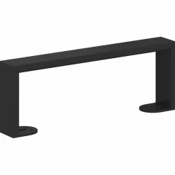 vidaXL Patas de Muebles 12 pcs Negro 281 x 40,5 x 100 mm Hierro New