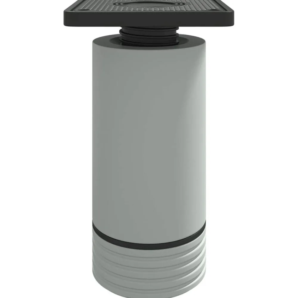 vidaXL Patas de Muebles Ajustable 2 pcs 64 x 64 x 100 mm PP Discount