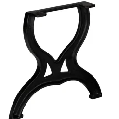 vidaXL Patas mesa de centro en hierro fundido 2 unidades forma X Clearance