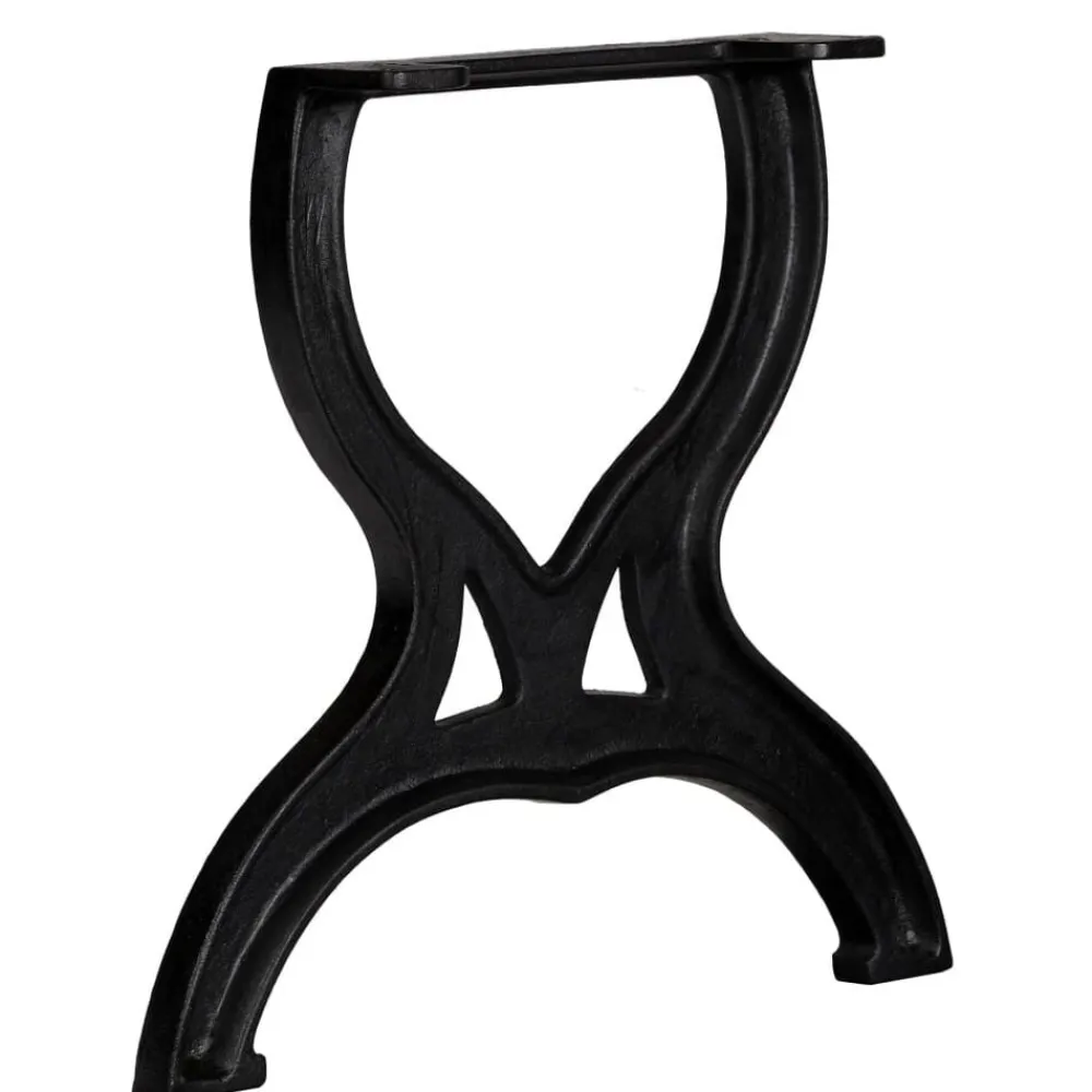 vidaXL Patas mesa de centro en hierro fundido 2 unidades forma X Clearance