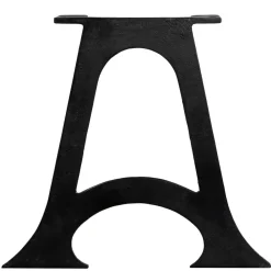 vidaXL Accesorios Para Mesas-Patas mesa de comedor en A hierro fundido base arqueada 2 uds