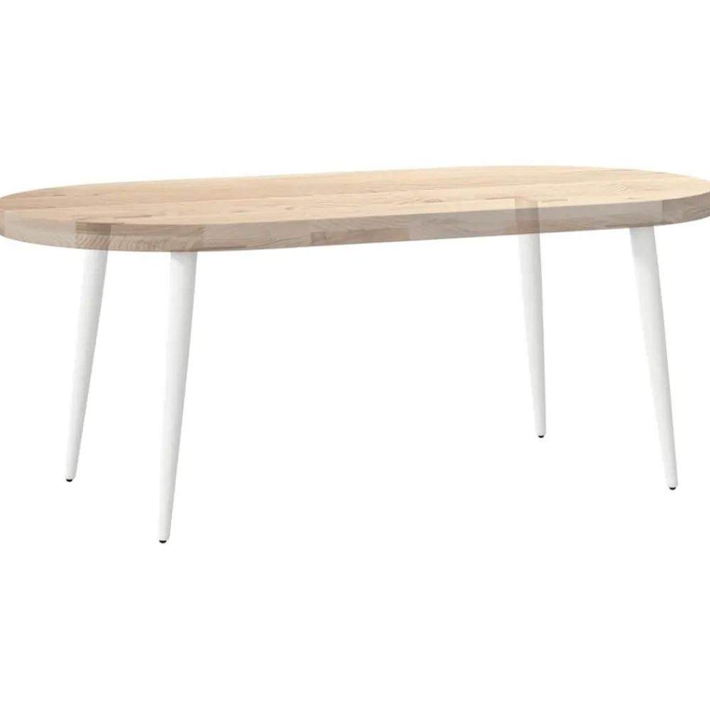 vidaXL Patas para mesa de centro cónicas (4 unidades), color , 30-31 cm, acero Blanco Clearance