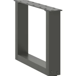vidaXL Accesorios Para Mesas-Patas para mesa de centro en forma de U (2 unidades), , 30 x (30-31) cm, acero
