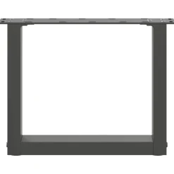 vidaXL Accesorios Para Mesas-Patas para mesa de centro en forma de U (2 unidades), , 30 x (30-31) cm, acero