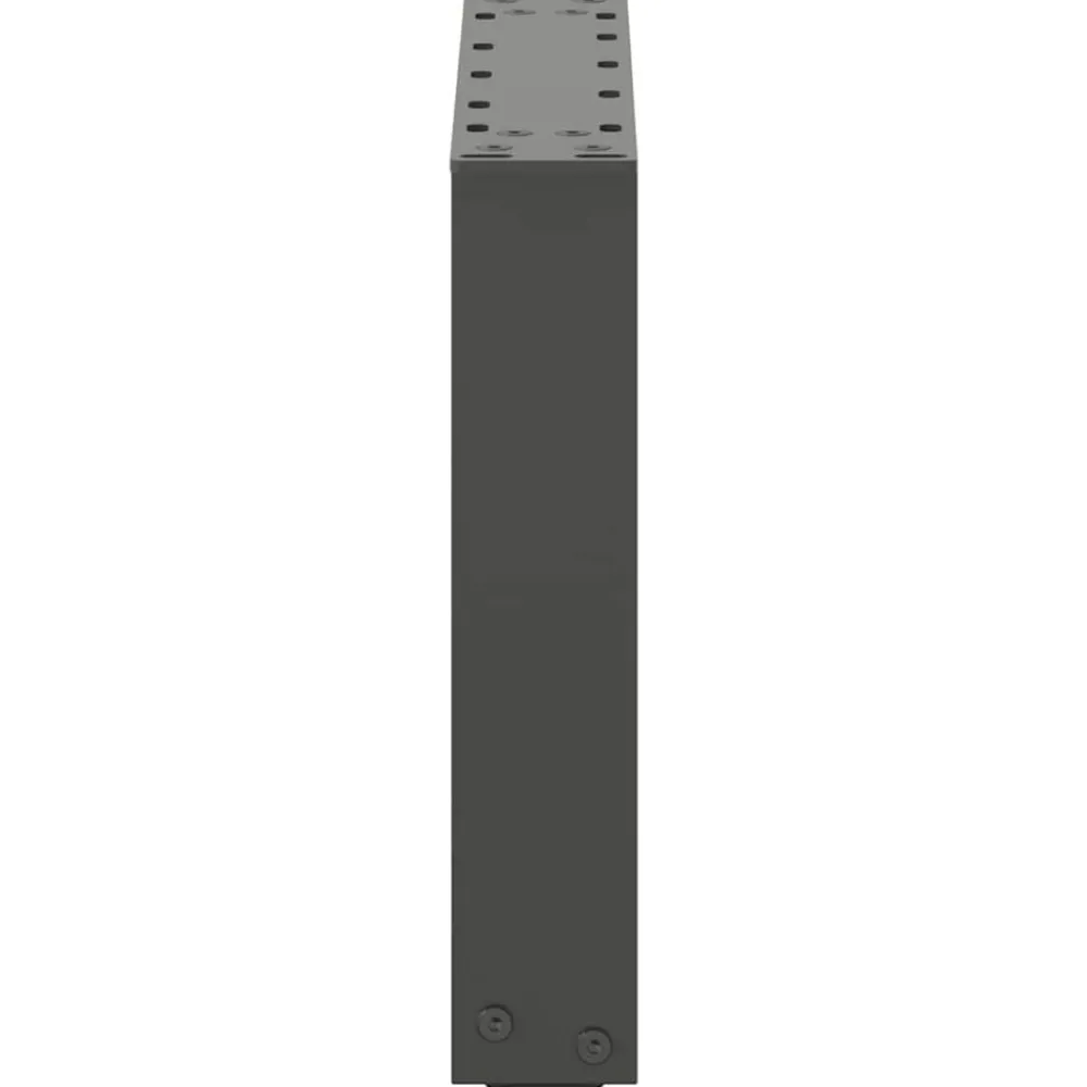 vidaXL Accesorios Para Mesas-Patas para mesa de centro en forma de U (2 unidades), , 30 x (30-31) cm, acero