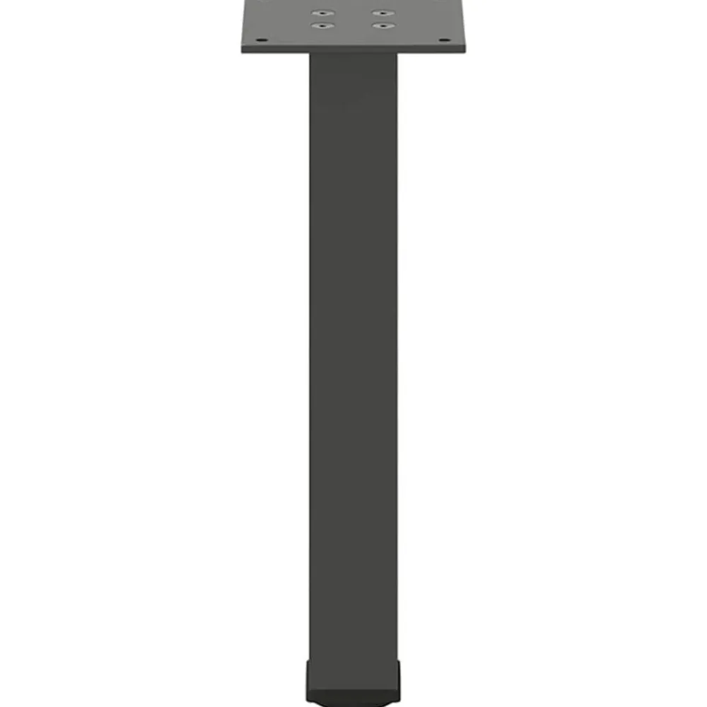 vidaXL Accesorios Para Mesas-Patas para mesa de centro (4 unidades), , 30-32 cm, acero
