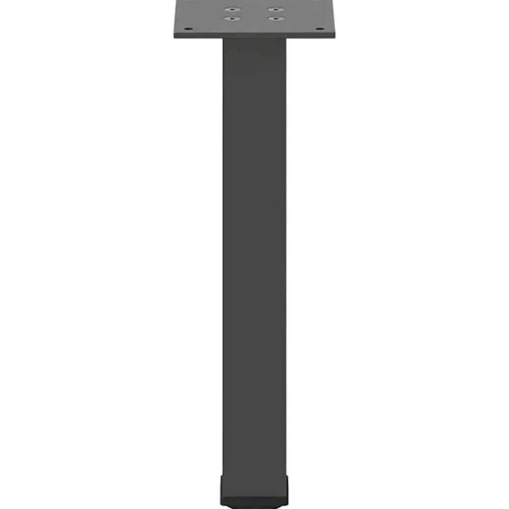 vidaXL Accesorios Para Mesas-Patas para mesa de centro (4 unidades), , 30-32 cm, acero