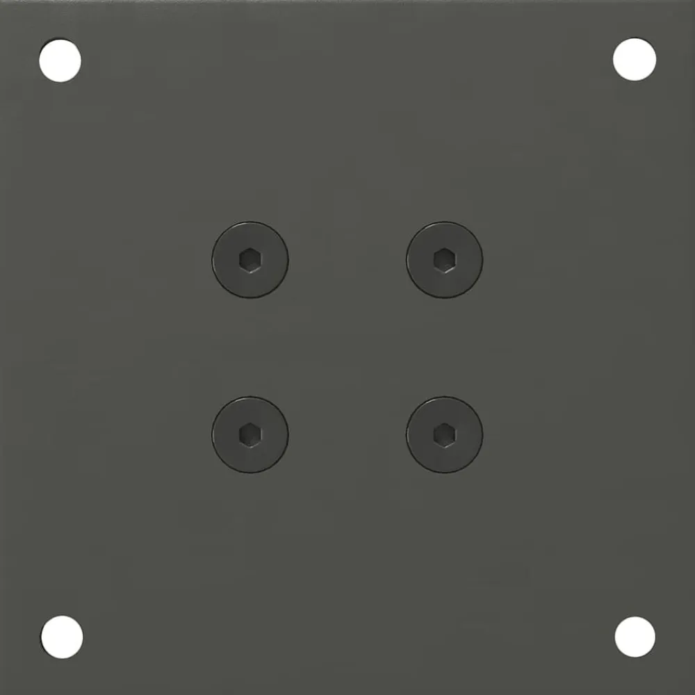 vidaXL Accesorios Para Mesas-Patas para mesa de centro (4 unidades), , 30-32 cm, acero