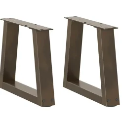 vidaXL Accesorios Para Mesas-Patas para mesa de centro en forma de V (2 unidades, acero , 30 x 30-31,3 cm)